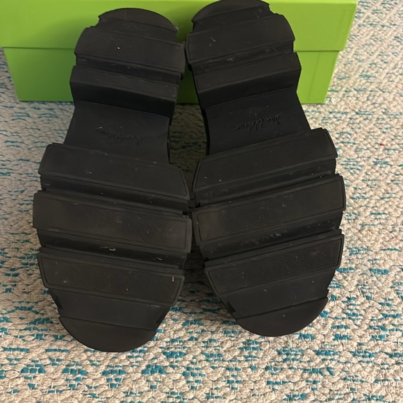 Sam Edelman Dandrea women’s black leather tasseled platform loafers 6.5 - Picture 5 of 5